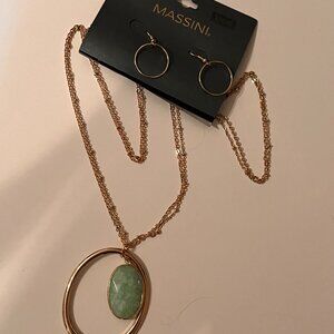 Massini Necklace and Earring Set New in Original Packaging